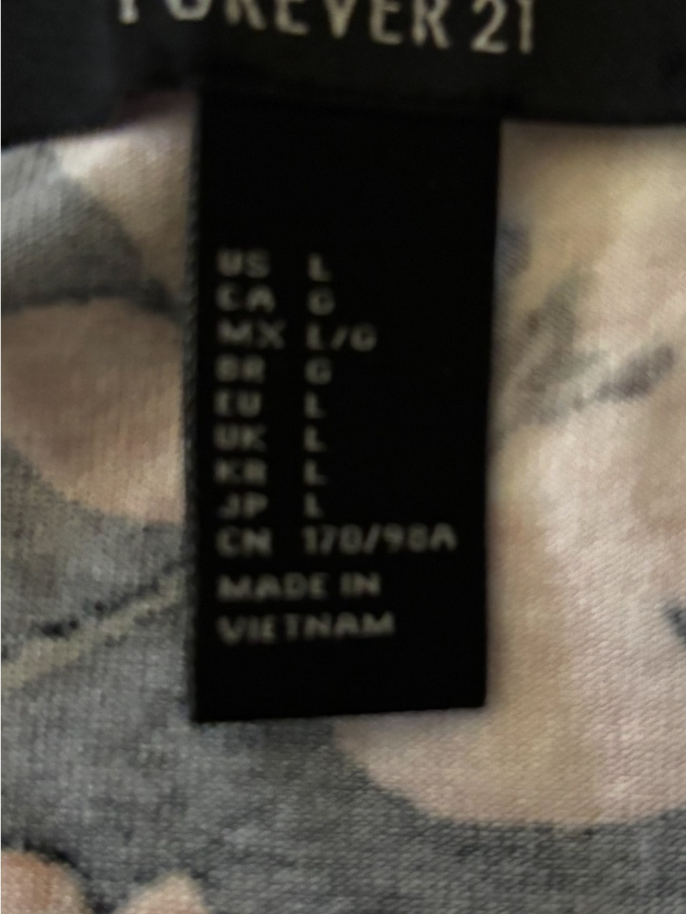 Forever 21 Black Floral Wrap Crop Top with Orange & Pink Flowers - Picture 5 of 5